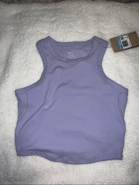 Nike Women's Lavender Performance Crop Tank